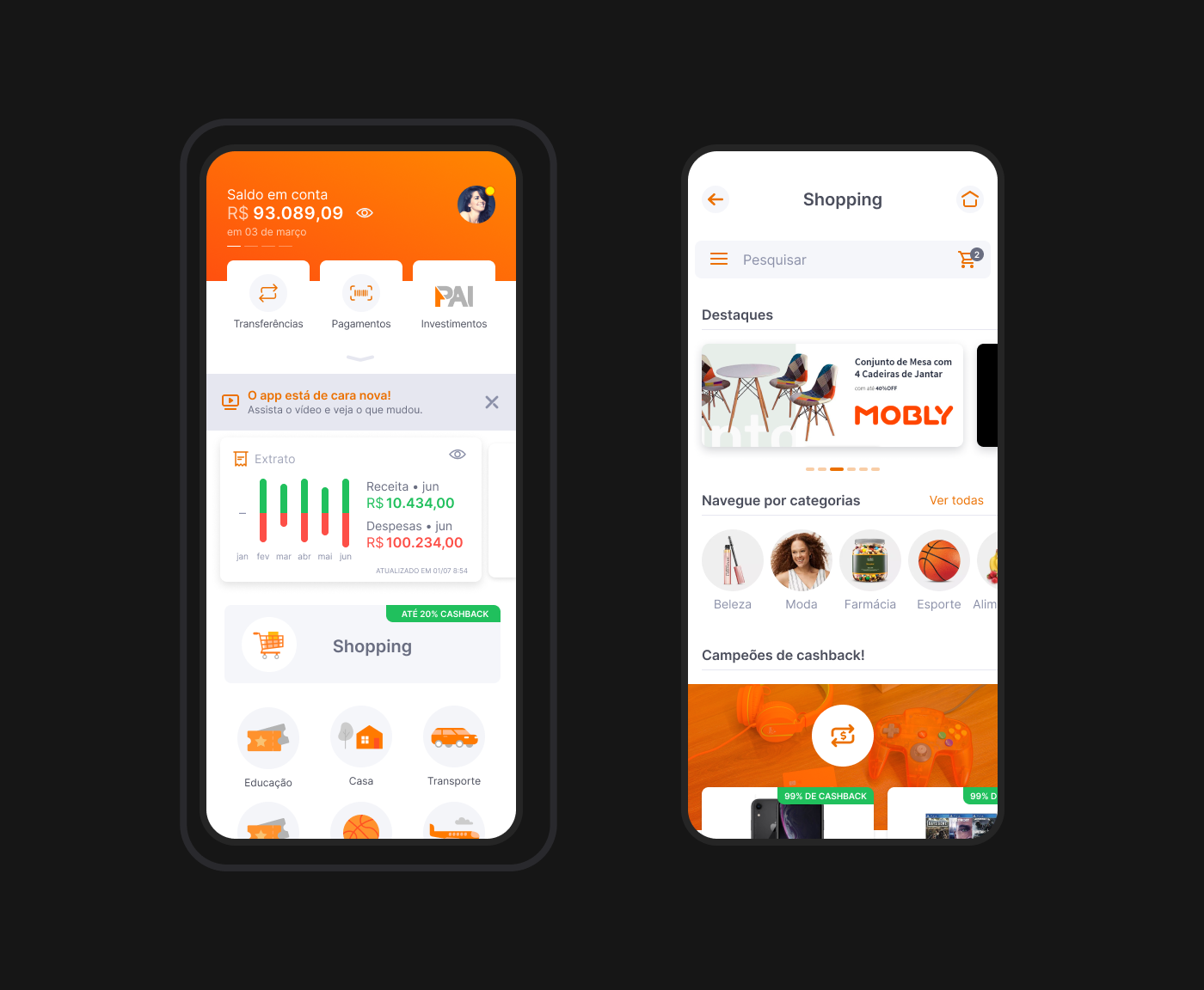 Inter bank app design